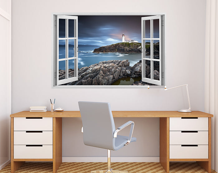 IMPRESSIVE 3D WINDOW WALL DECALS, REMOVABLE WALL STICKERS, WALL DECOR - Image 2