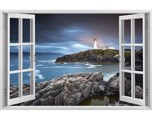 IMPRESSIVE 3D WINDOW WALL DECALS, REMOVABLE WALL STICKERS, WALL DECOR
