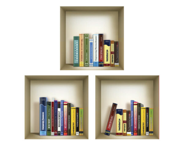 3D WALL Stickers, NICHE illusion set, Removable Vinyl