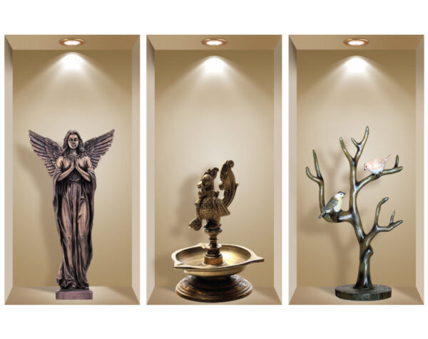 3D WALL Stickers, NICHE illusion set, Removable Vinyl