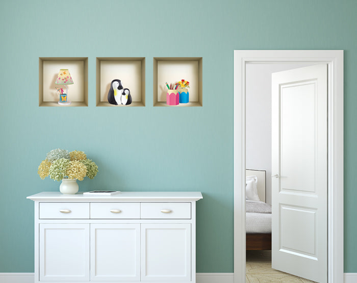 3D WALL Stickers, NICHE illusion set, Removable Vinyl - Image 2